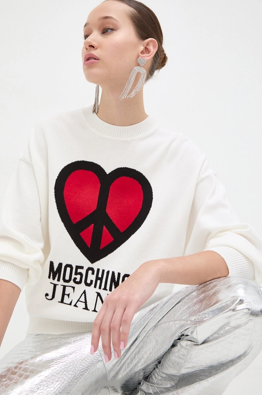 Pamučni pulover Moschino Jeans