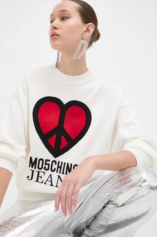 Bavlnený sveter Moschino Jeans