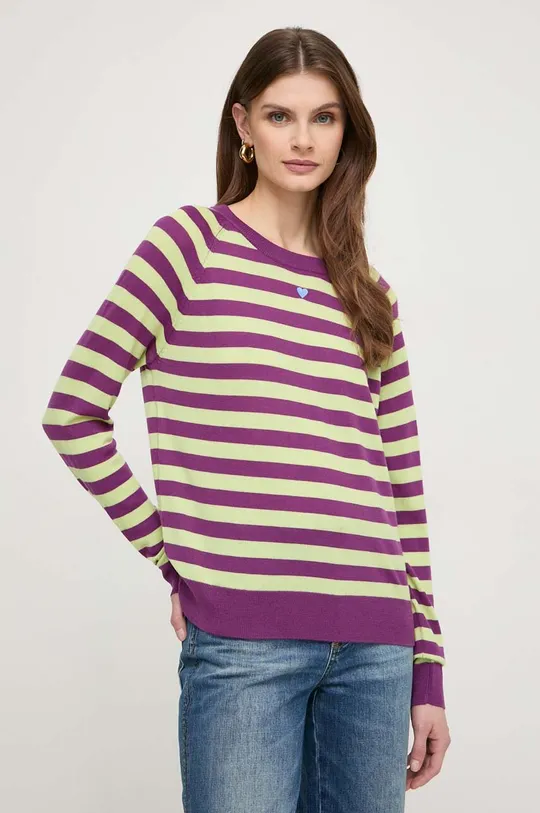 фиолетовой Шерстяной свитер MAX&Co. Женский