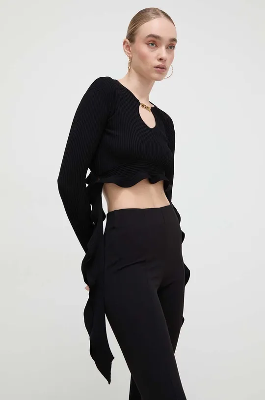 μαύρο Πουλόβερ Versace Jeans Couture Γυναικεία