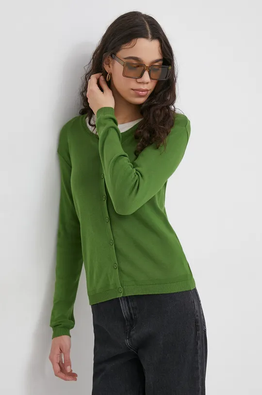 verde United Colors of Benetton cardigan in cotone Donna