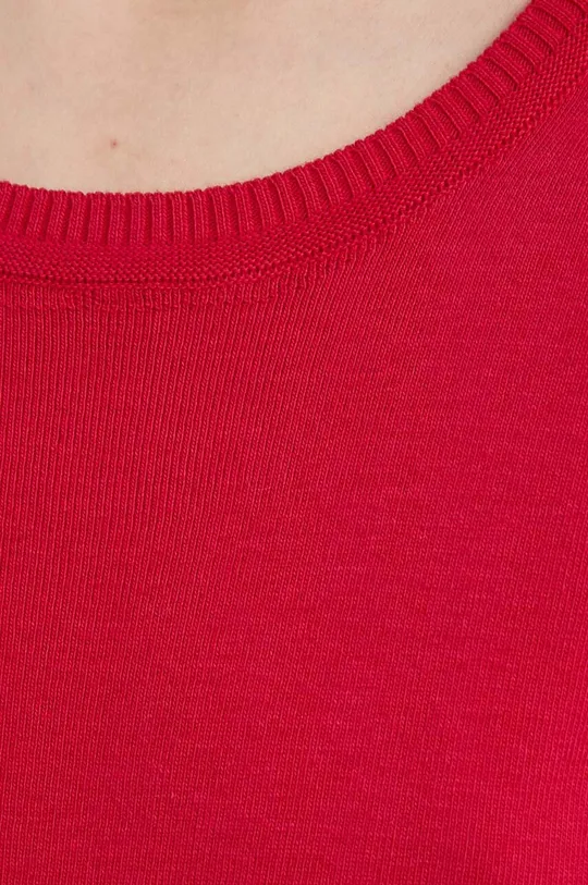 Pamučni pulover United Colors of Benetton Ženski