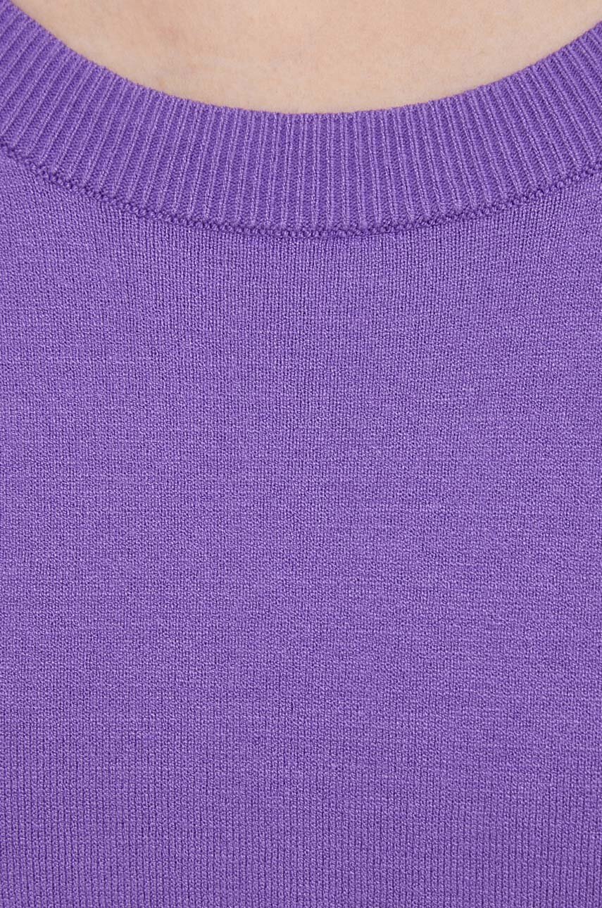 Sisley sweter damski kolor fioletowy lekki | Answear.com