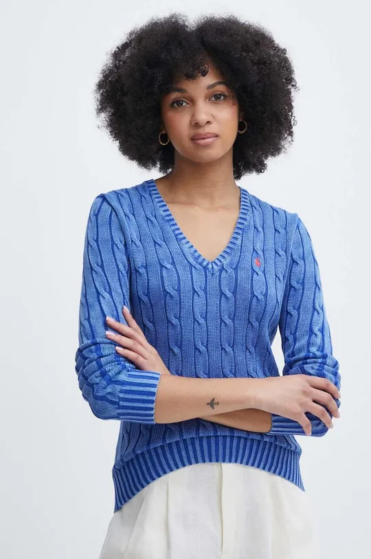 blu Polo Ralph Lauren maglione in cotone Donna