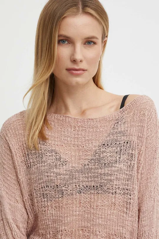 rózsaszín Sisley pulóver