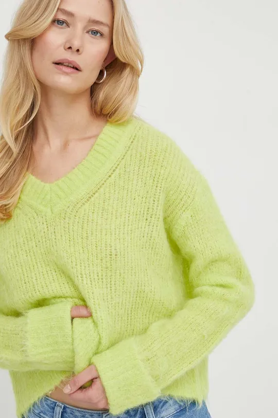 zielony American Vintage sweter wełniany