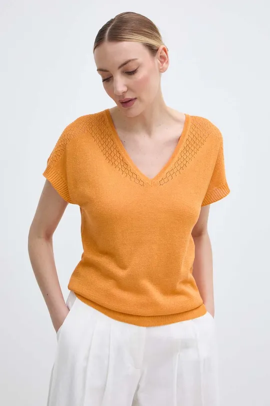 pomarańczowy Morgan sweter MFIRENZ