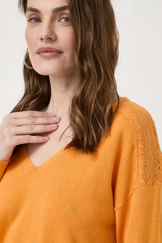 pomarańczowy Morgan sweter