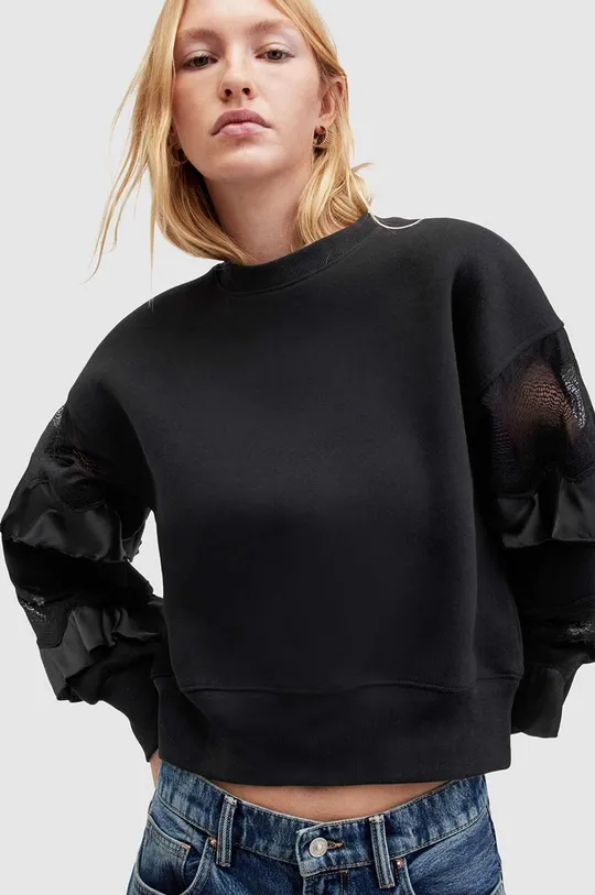 AllSaints sweter GRACIE czarny