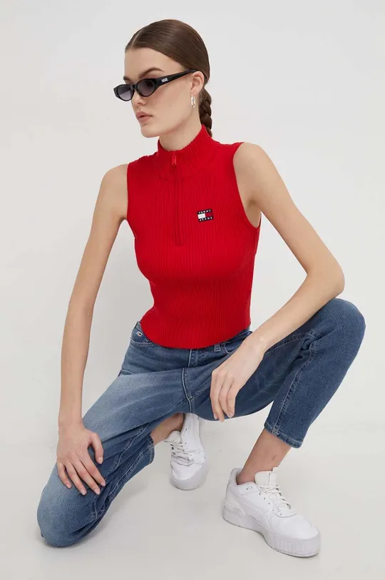Tommy Jeans top rosso