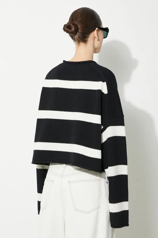 JW Anderson maglione in lana Cropped Anchor Jumper 92% Lana, 8% Cashmere