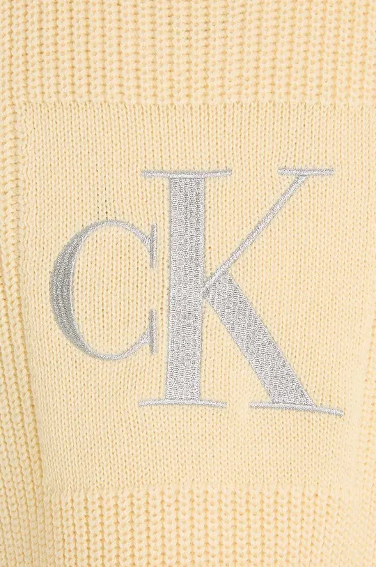 bež Otroški pulover Calvin Klein Jeans