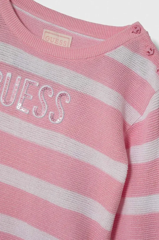 Дитячий бавовняний светр Guess 100% Бавовна