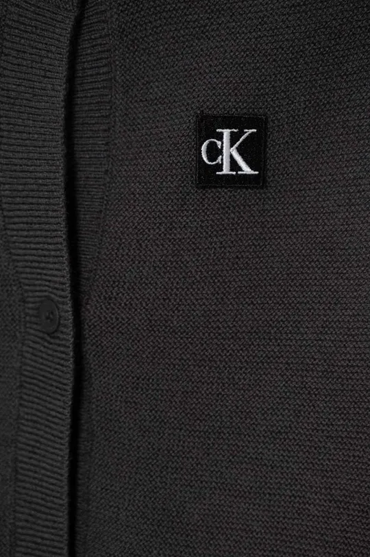 Calvin Klein Jeans kardigán kasmír keverékből 70% pamut, 25% poliészter, 5% kasmír
