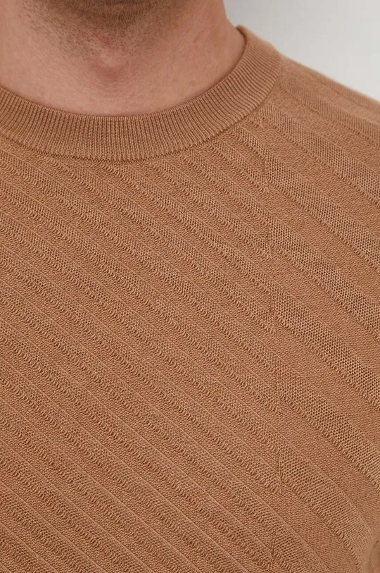Vlnený sveter BOSS Pánsky