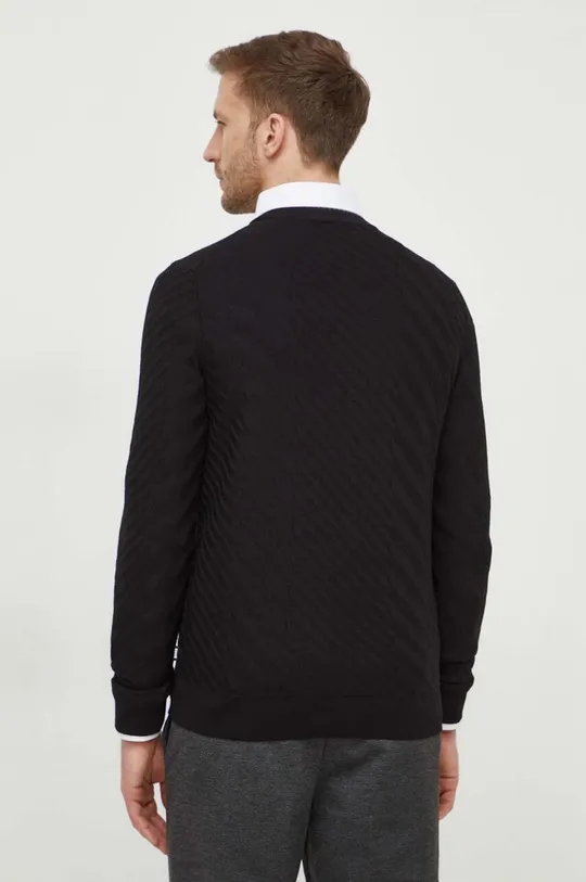Шерстяной свитер BOSS 70% Новая шерсть, 30% Лиоцелл
