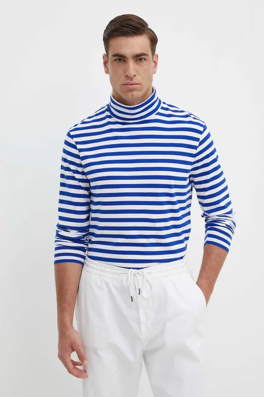 blu Polo Ralph Lauren top a maniche lunghe in cotone Uomo