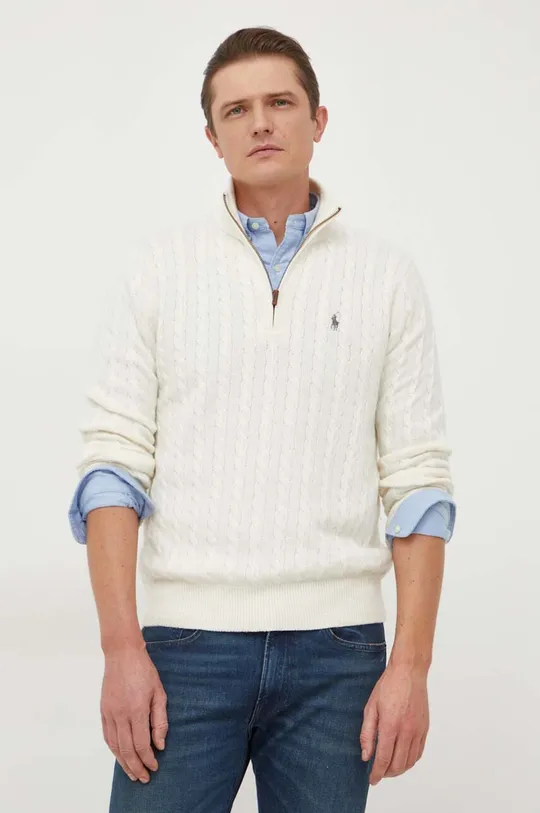 béžová Vlnený sveter Polo Ralph Lauren