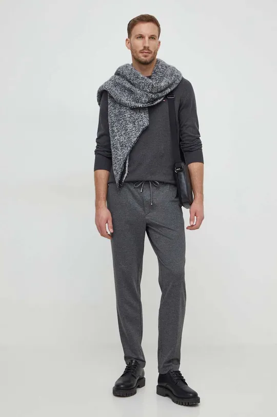 Tommy Hilfiger maglione in cotone grigio