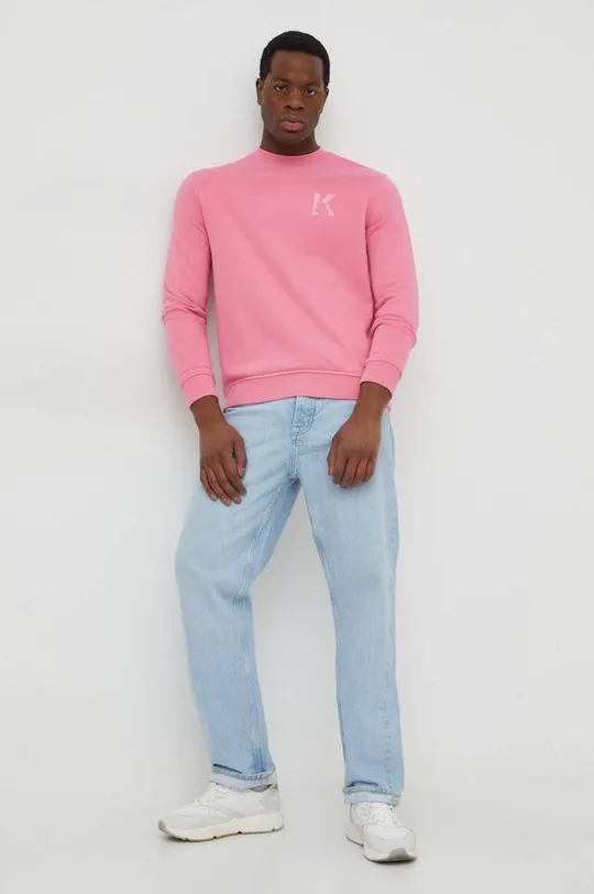 Karl Lagerfeld bluza różowy