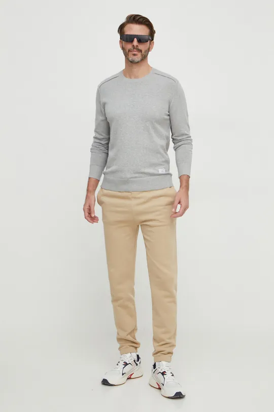 Pepe Jeans maglione in cotone grigio
