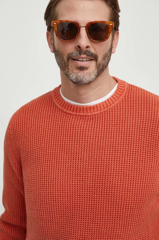 oranžna Bombažen pulover Pepe Jeans Moški