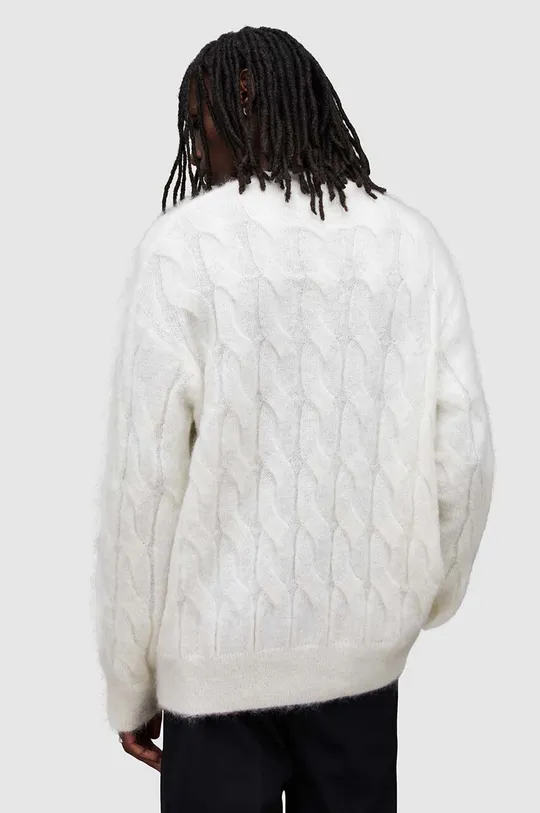AllSaints sweter z wełną Kosmic beżowy