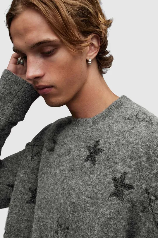 AllSaints maglione in lana Odyssey grigio