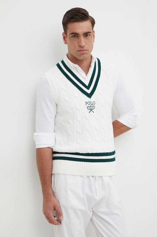 multicolore Polo Ralph Lauren gilè in cotone The Championships Wimbledon