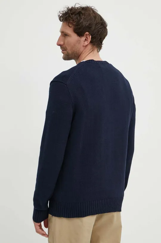 σκούρο μπλε Βαμβακερό πουλόβερ Polo Ralph Lauren