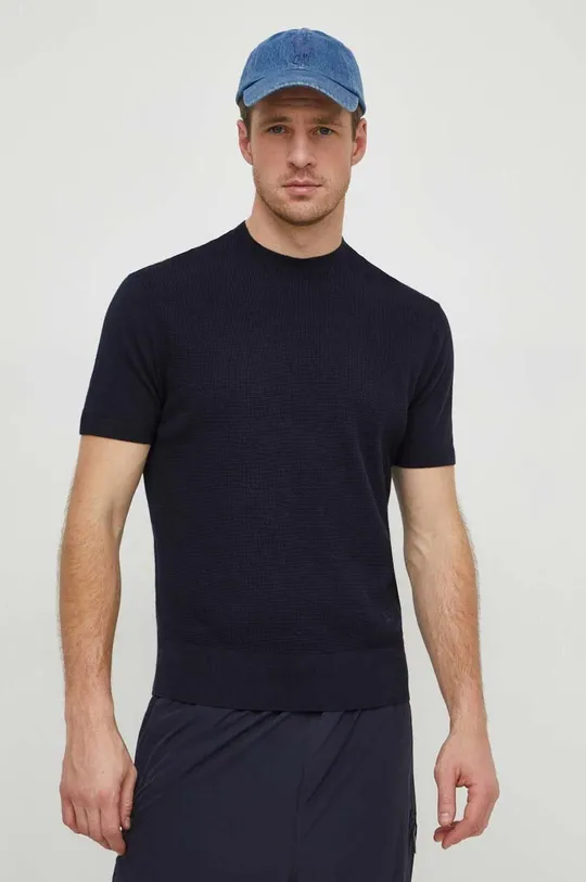 mornarsko modra Kratka majica Armani Exchange Moški