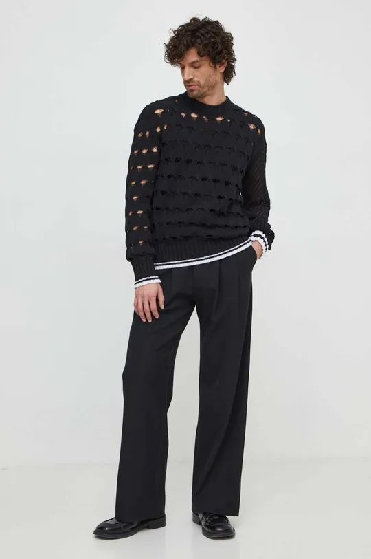 Versace Jeans Couture pamut pulóver 100% pamut