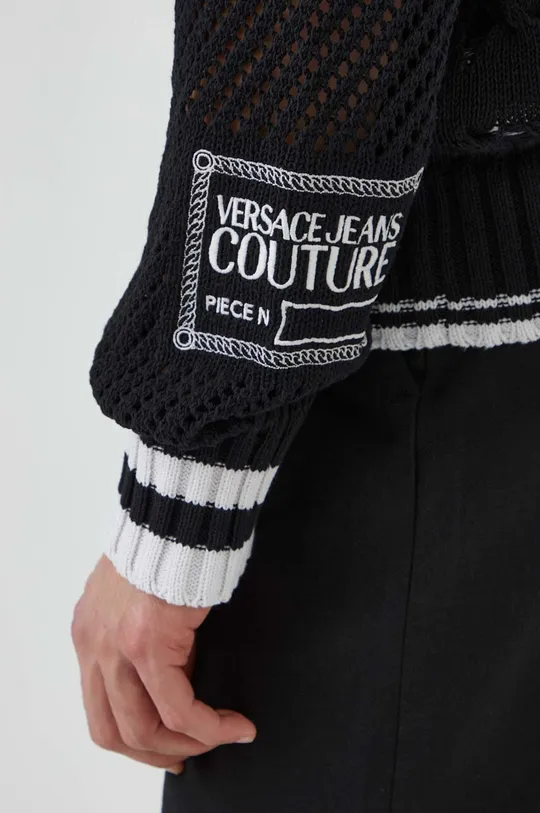 Хлопковый свитер Versace Jeans Couture