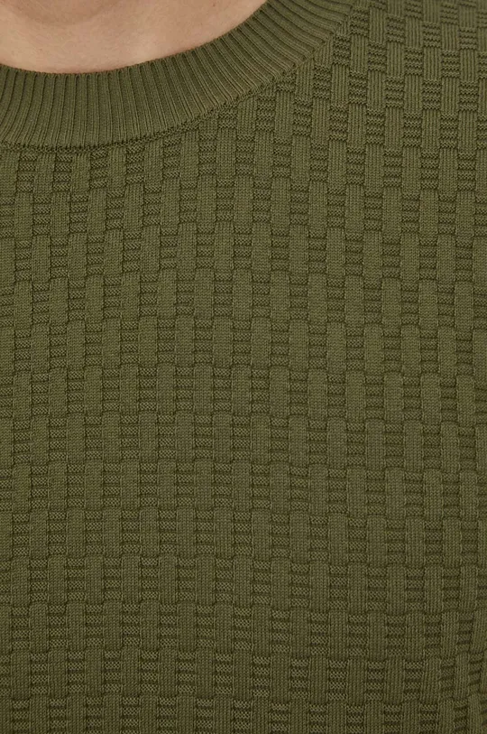 zelena Bombažen pulover Sisley