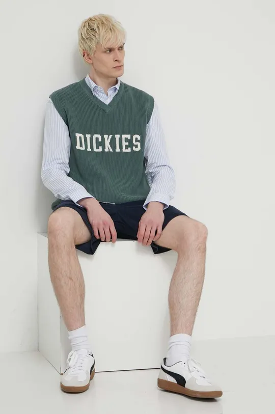 Βαμβακερό γιλέκο Dickies MELVERN VEST πράσινο