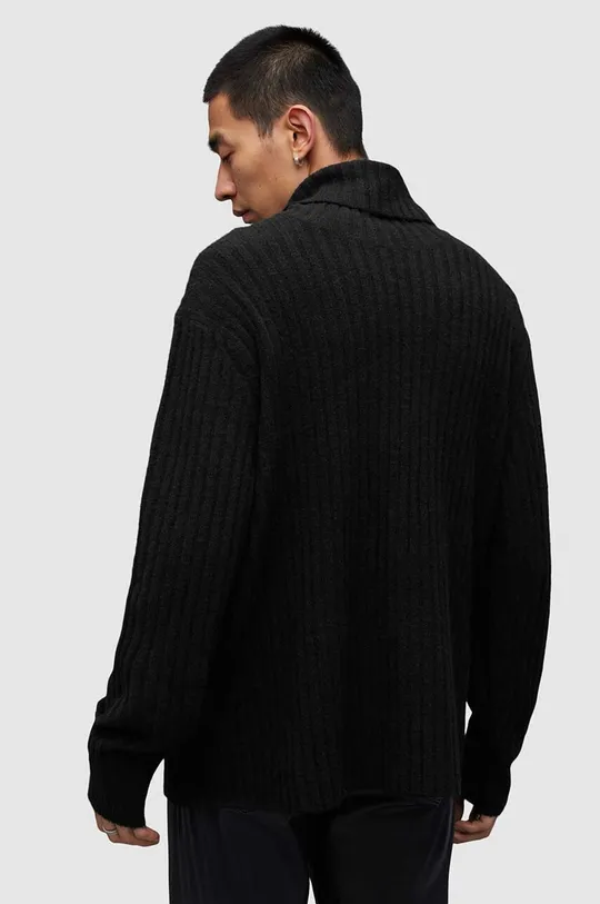 Vlnený sveter AllSaints VARID 68 % Vlna, 30 % Recyklovaný polyester, 2 % Elastan