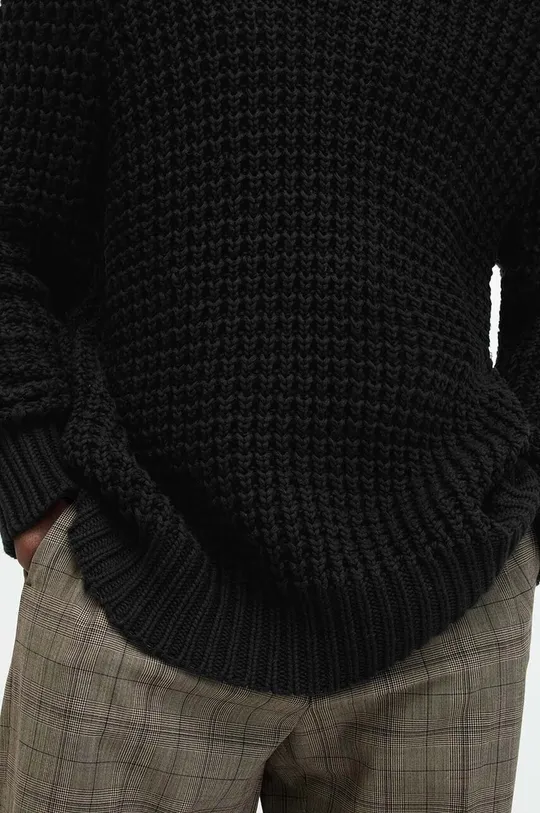 Bombažen pulover AllSaints ILLUND 100 % Organski bombaž