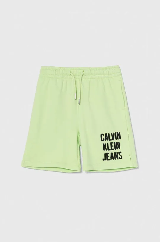 зелений Дитячі шорти Calvin Klein Jeans Для хлопчиків
