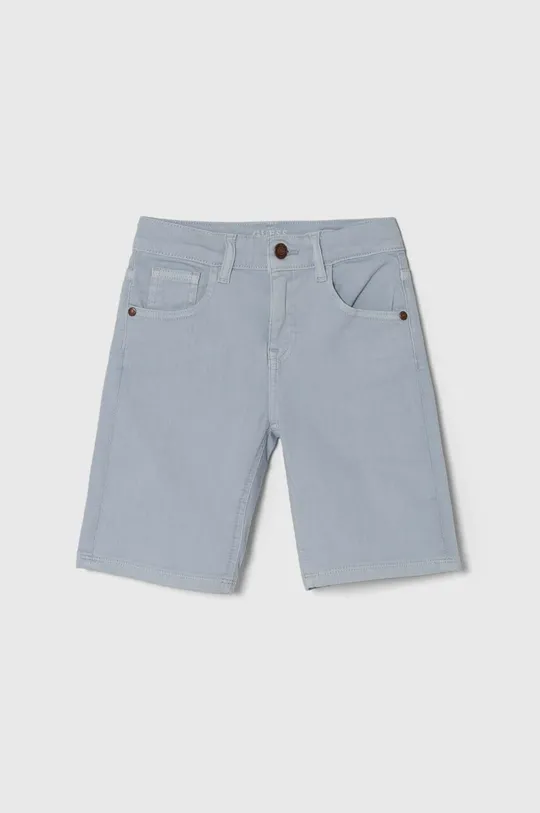 блакитний Дитячі джинсові шорти Guess Для хлопчиків