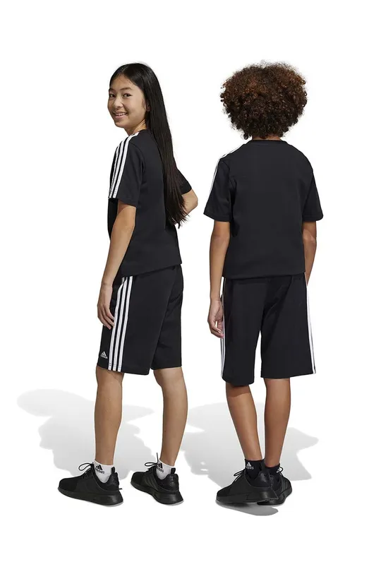 Detské bavlnené šortky adidas U 3S KN SHO Chlapčenský