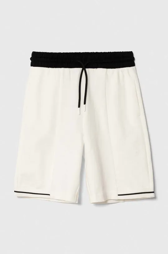 bela Otroške bombažne kratke hlače Sisley Fantovski