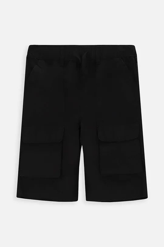 črna Otroške bombažne kratke hlače Coccodrillo Fantovski