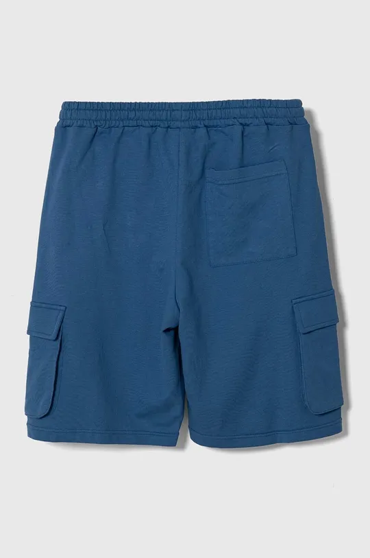 Pamučne kratke hlače United Colors of Benetton plava