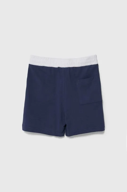 Otroške bombažne kratke hlače United Colors of Benetton mornarsko modra