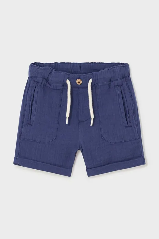 blu navy Mayoral pantaloncini in cotone per neonati Ragazzi