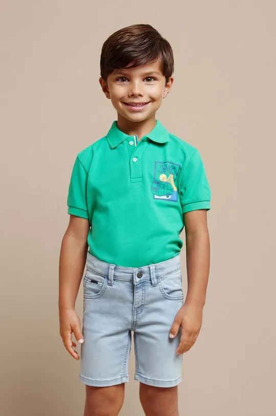 блакитний Дитячі джинсові шорти Mayoral soft denim Для хлопчиків
