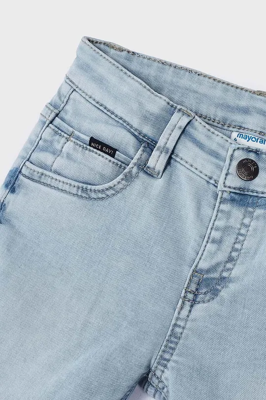 niebieski Mayoral szorty jeansowe dziecięce soft denim