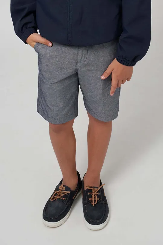 Otroške kratke hlače z mešanico lana Mayoral Fantovski