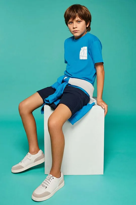 тёмно-синий Детские шорты Mayoral soft Для мальчиков