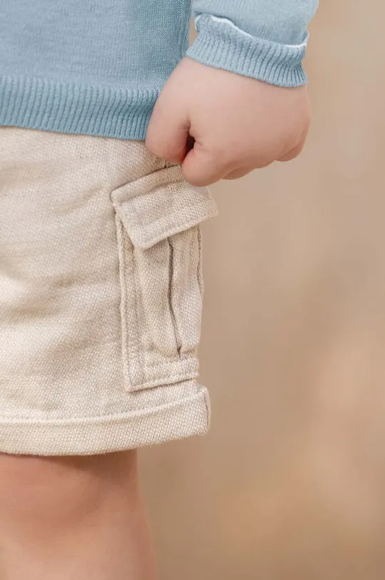 Otroške kratke hlače z mešanico lana Tartine et Chocolat